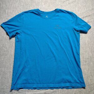 Arcteryx T-Shirt Size XL Blue Short Sleeve Outdoor Casual Hiking Workwear